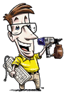 Chip the Crate Guy. He likes to tell you where to go!(?)