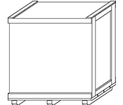 Locking Corners - Cap on Base - Lumber Deck  - Minimum Cleating +
