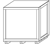 Locking Corners - Cap on Base - Lumber Deck - No Top Cleats