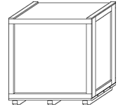 Locking Corners - Cap on Base - Lumber Deck - Limited Top Cleats