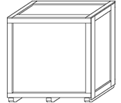 Locking Corners - Base in Cap - Lumber Deck - Drop Ends