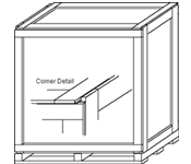 Dimple Corners - Locking Cleated Plywood Skid