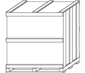 Cleated Panelboard - Cap on Base - Locking Cleated Ply Skid - Typically corrugated