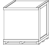 Locking Corners - Cap on Base - Locking Cleated Ply Skid - Minimum Cleating +