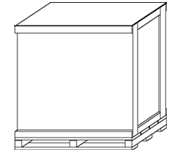 Locking Corners - Cap on Base - Locking Lumber Skid - Minimum Cleating