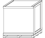 Dimple Corners - Cap on Base - Locking Lumber Skid - Limited Cleating +