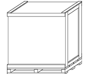 Locking Corners - Cap on Base - Locking Lumber Skid  - Minimum Cleating +