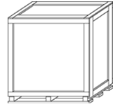 Locking Corners - Base in Cap - Locking Lumber Skid- Drop Ends