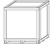 Load-Bearing Corners - Base in Cap - Locking Lumber Skid- Drop Ends