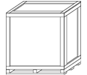 Load-Bearing Corners - Base in Cap - Locking Lumber Skid