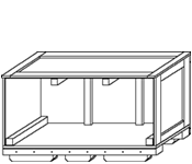 Locking Corners - Drop Sides - Plywood Base Under Ends